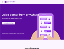 Tablet Screenshot of easydoctor.com